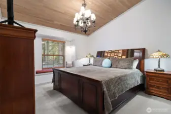 Bedroom 2 w/window seat.