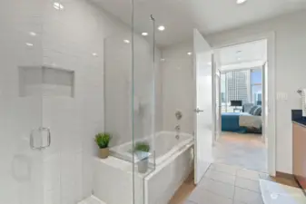 Bathroom shower & tub