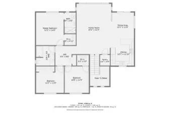 Upstairs floorplan.