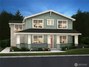 Plan C Digital Rendering Elevation B