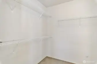 Primary walk-in closet