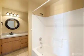 nice size full bathroom