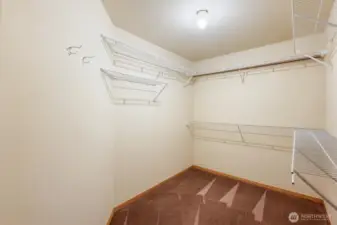 Huge Primary Closet