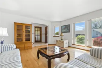 Bright, open living room