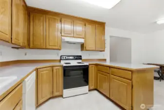 Wraparound counter and appliances