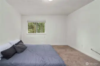 This fourth bedroom at the end of the hall, wouldn't be complete without it's own walk-in closet!