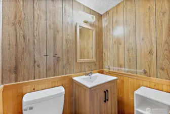 Downstairs half bath