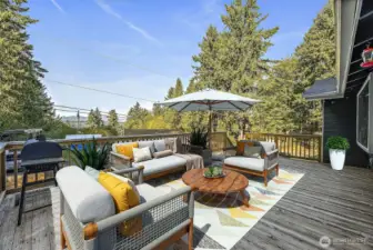 Deck. Virtually staged.