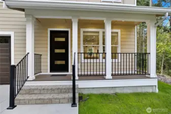 Covered front porch