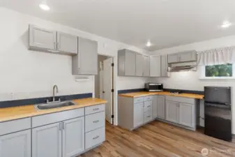 Kitchenette in the studio