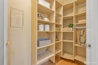 Large walk-in pantry