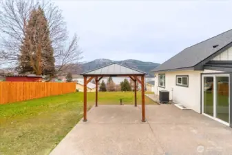 The outdoor space features a concrete patio and gazebo, already wired for a hot tub or grill—perfect for entertaining. Relax and soak in the sunrises, sunsets, and long summer days while enjoying breathtaking views of the valley.