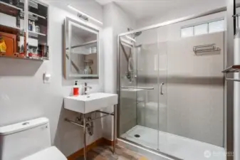 Main floor remodeled bath