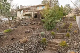 Staircase to lower level