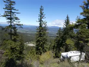 View from the top of the property