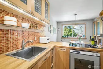 Stainless steel appliances all stay with property