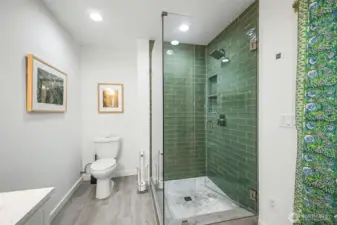 Recently remodeled primary suite.