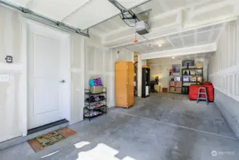 This is a deep tandem garage  or create an additional office space