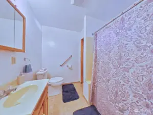 Full bathroom on main floor