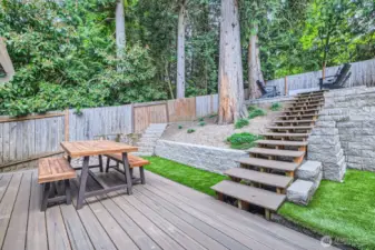 So much charm in this terraced backyard.