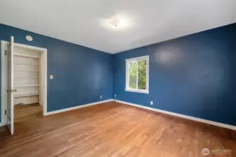 This is a large bedroom!