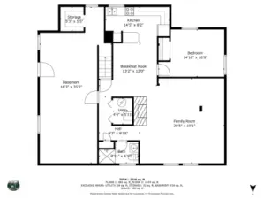 Basement floor plan