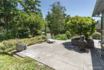 Backyard patio