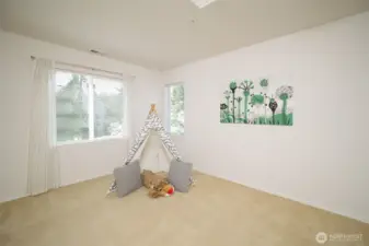 Bedroom #3 for guests or play.
