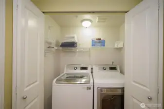 And a well lit laundry room away from main living.