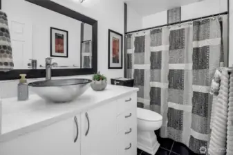 Bathroom #3, Full bath on lower level