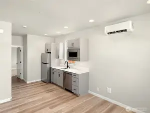 Casita kitchenette. Images of previously completed home.