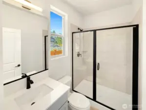 Casita 3/4 bath. Images of previously completed home.