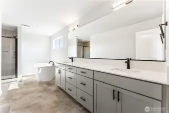 Primary Bath.Images of previously completed home.