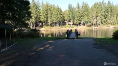 Dock to go fishing or summing Sorry NO MOTERS BOATS.