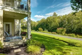 Peaceful surroundings.