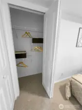 This is one side of the closet.