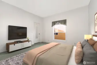 3rd bedroom also has a walk in closet.