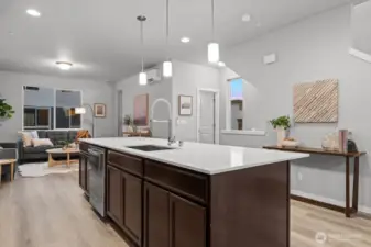 Photographs are for illustrative purposes only. Features, finishes, interior/exterior colors, landscaping and floorplan shown may vary from actual homes built.