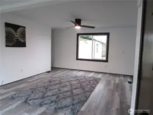 REMODELED INTERIOR GIVES THAT NEW FEELING.