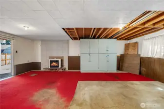 Family room downstairs