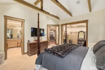 Main floor primary suite