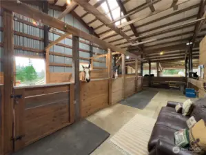 Interior of amazing barn. See the supps for a list of all the features.