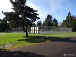 tennis courts