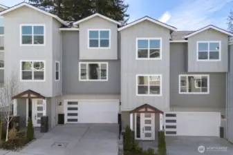 Image is a rendering. Photographs are for illustrative purposes only. Features, finishes, interior/exterior colors, landscaping and floorplan shown may vary from actual homes built.