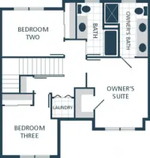 Image is a rendering. Photographs are for illustrative purposes only. Features, finishes, interior/exterior colors, landscaping and floorplan shown may vary from actual homes built.