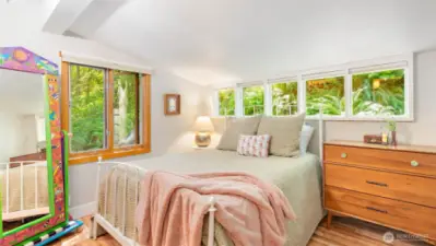 Bonus room currently being used as bedroom