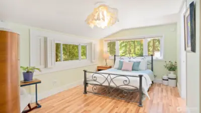 Primary bedroom/loft space