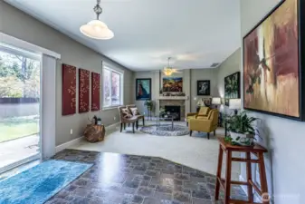 Back Patio off Living Room and Kitchen