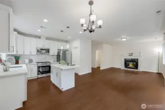 Kitchen/Dining/Living Room