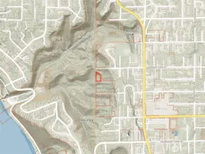 Approximate boundaries are in red.